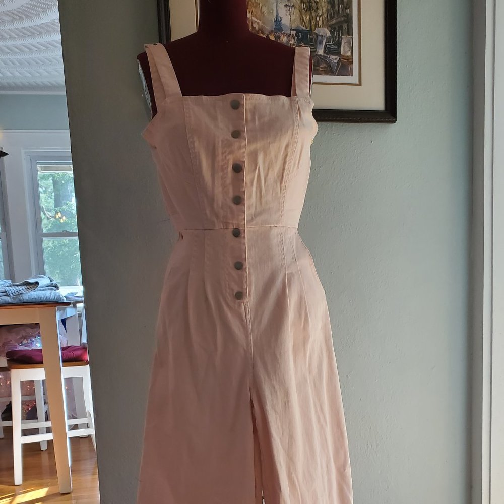 GB Light Pink Denim Jumpsuit - sz 7 (juniors)